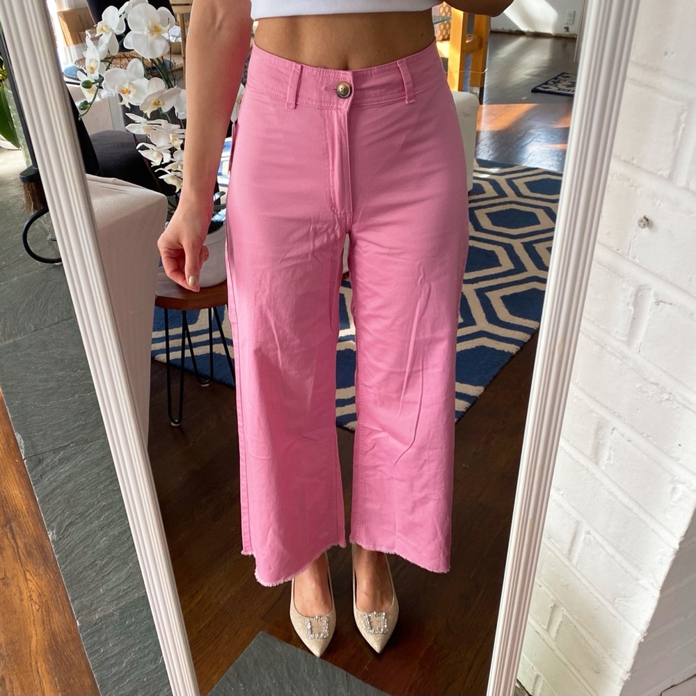 BILLABONG Pink Side Kick High Waist Wide Leg Pants! 💗 - Picture 6 of 16